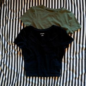 2 BRAND NEW wild fable crop tops xs